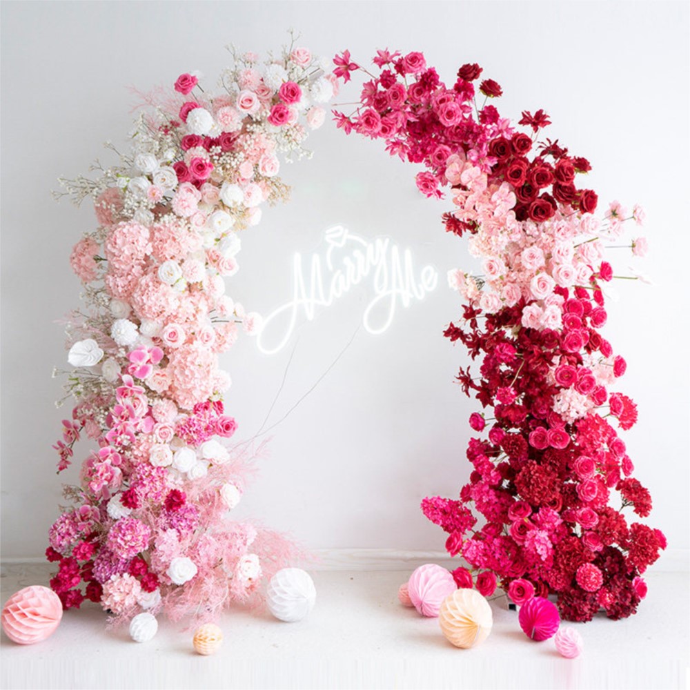 Home Decor Event - Uflower Romantic Peach Pink Rose Orchid