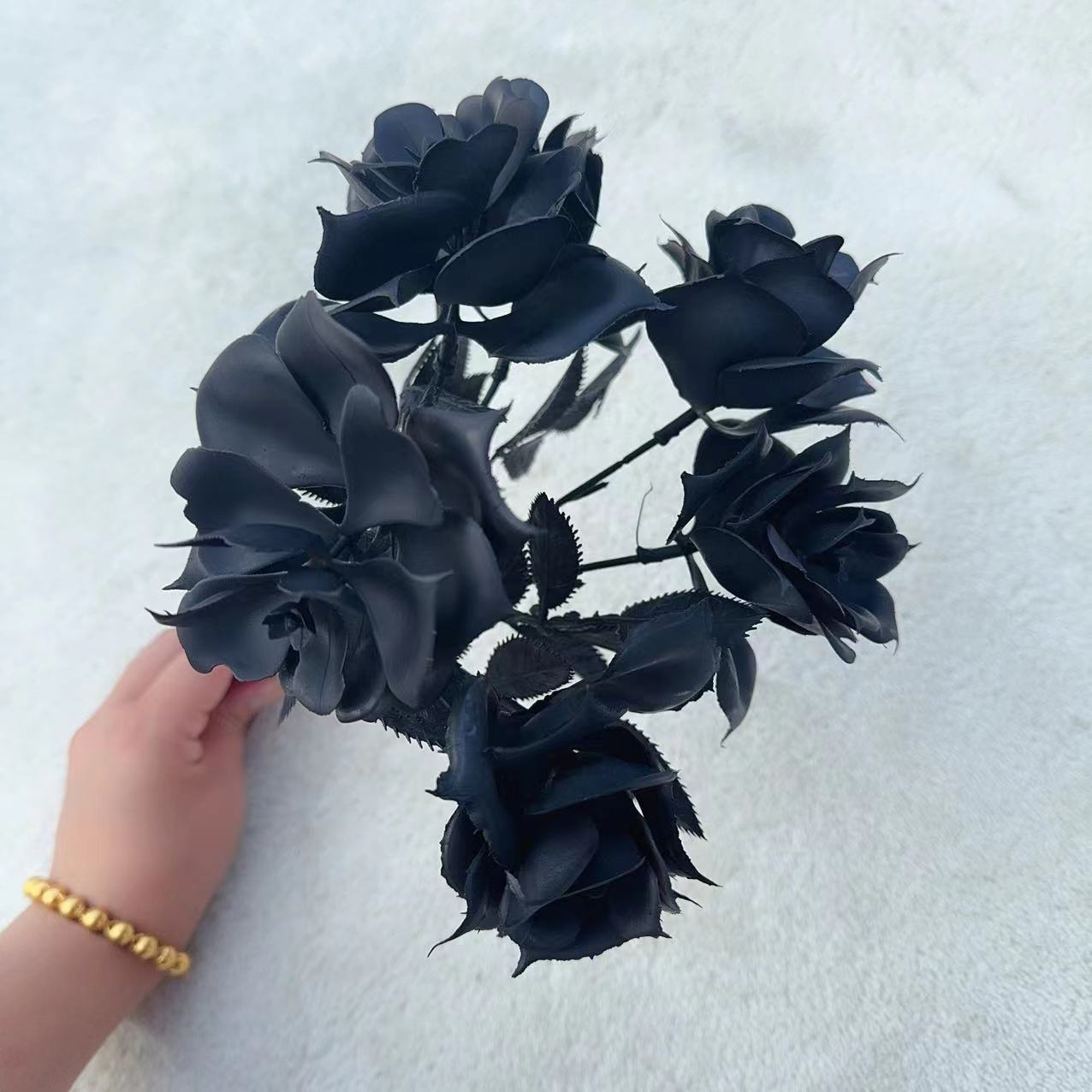 Black Halloween Artificial Flo - Home Decor Event recension och pris