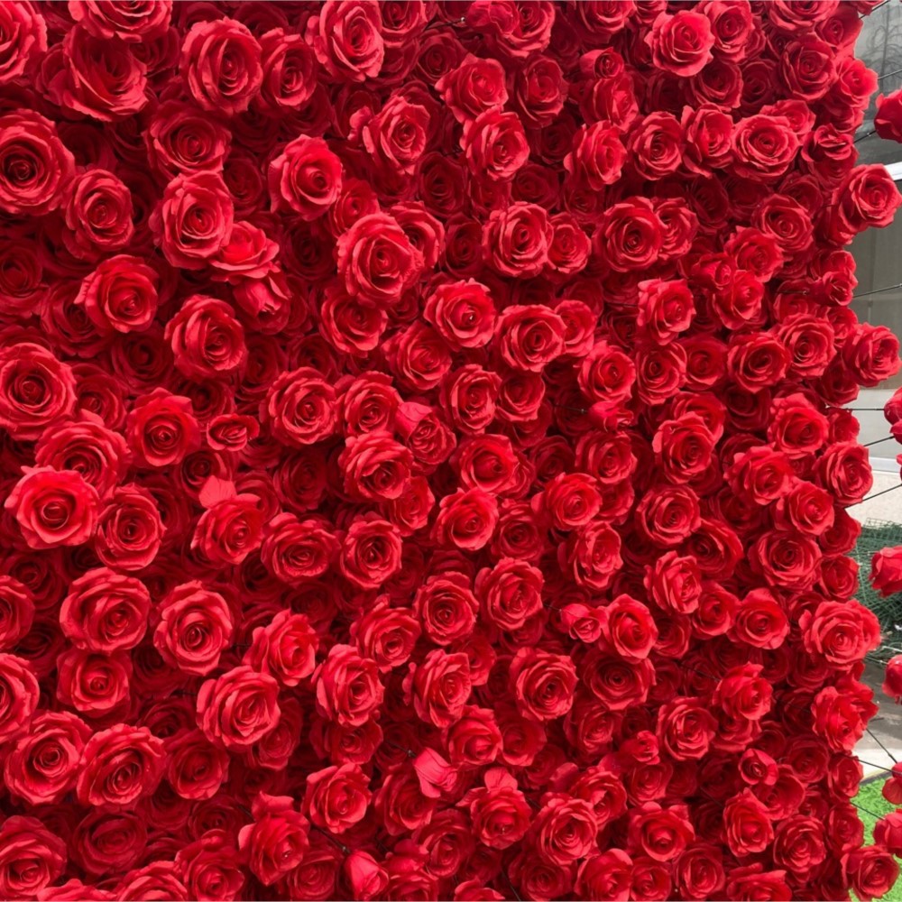 Uflower Red Rose 5D Cloth Flow - Home Decor Event recension och pris