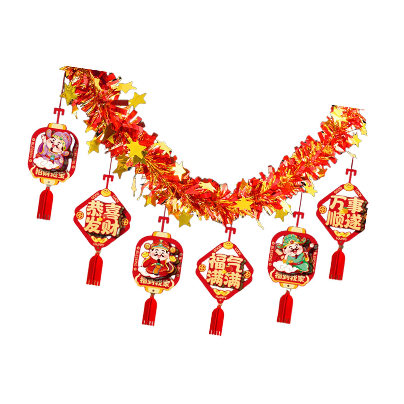 Chinese New Year Garland,2026  - Home Decor Garland recension och pris