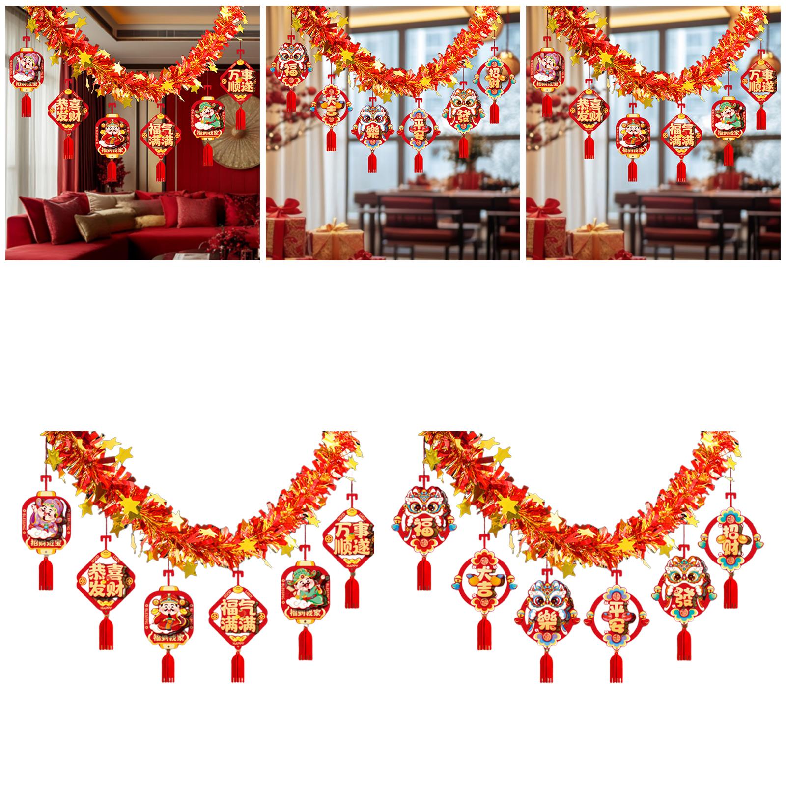 Chinese New Year Garland,2026  - Home Decor Garland recension och pris