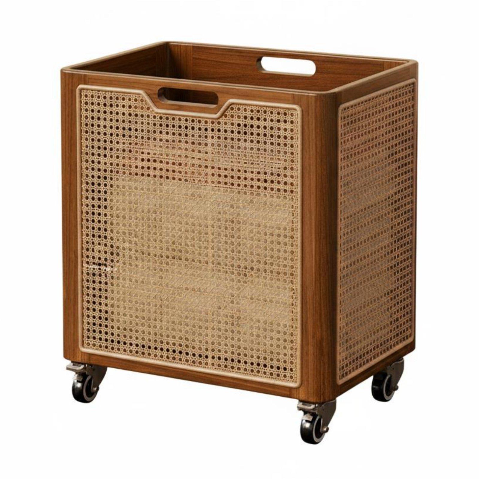 Wooden Laundry Hamper Decorati - Home Decor Hampers recension och pris