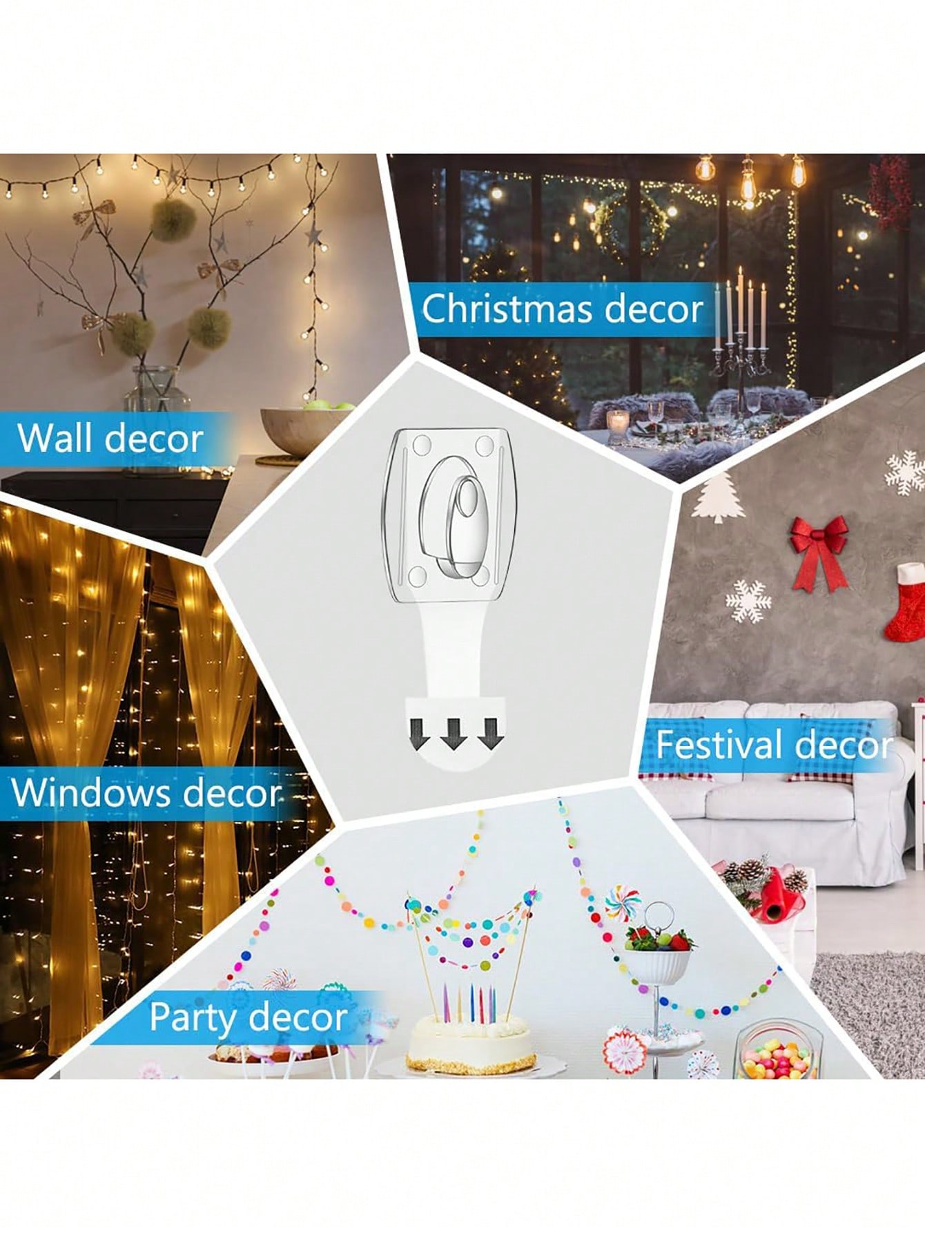 6/12/20/40pcs Mini Damage-Free - Home Decor Garland recension och pris