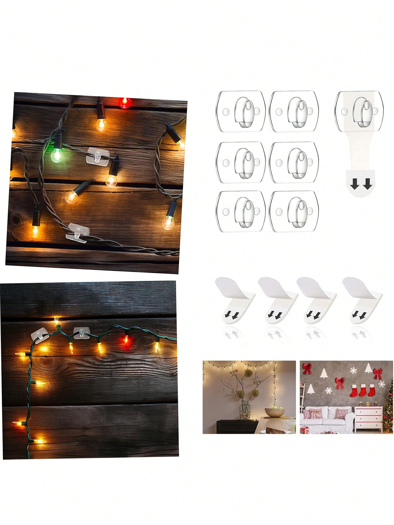 6/12/20/40pcs Mini Damage-Free - Home Decor Garland recension och pris