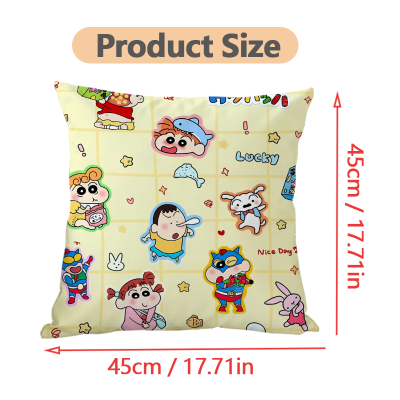 CRAYON S-SHINCHAN Printing Pil - Decorative Throw Pillow recension och pris