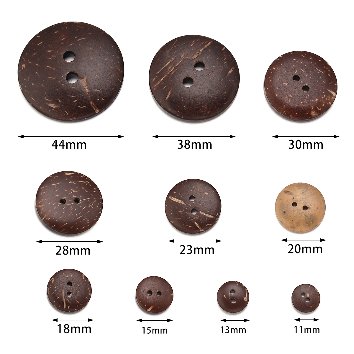 10-100Pcs Natural Coconut Shel - Home Decor Solution recension och pris