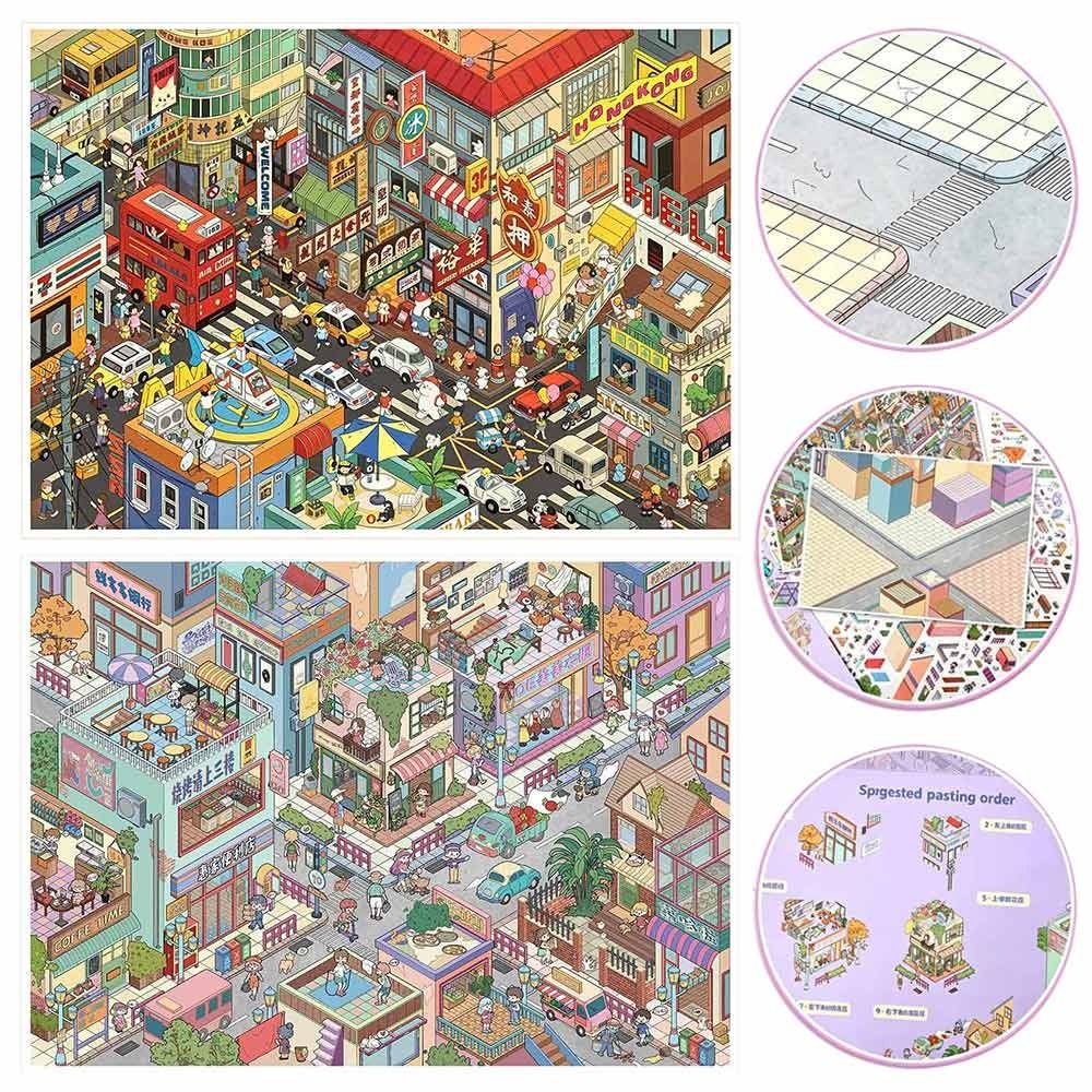 Kawaii Design Landscape Sticke - Home Decor Zone recension och pris