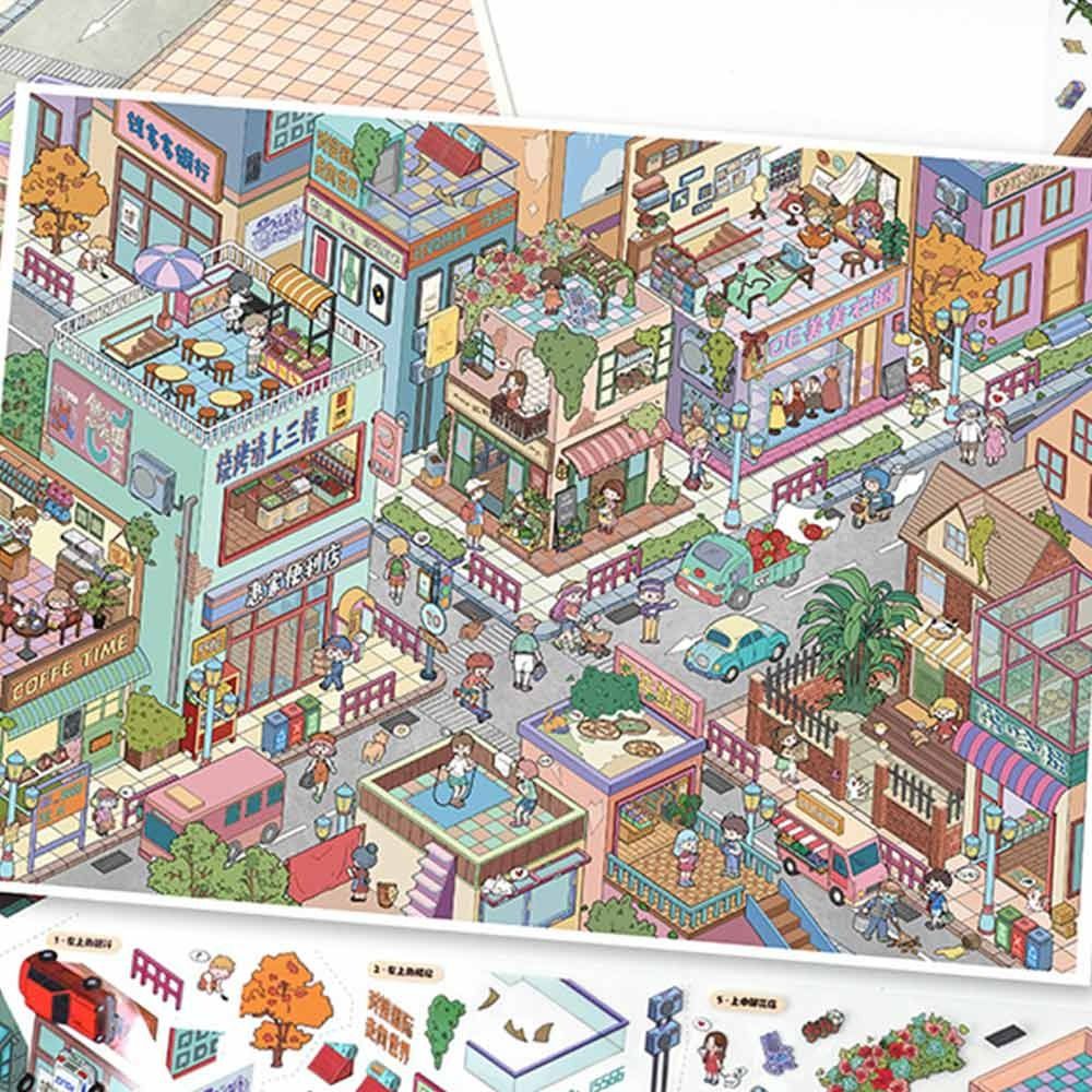 Kawaii Design Landscape Sticke - Home Decor Zone recension och pris