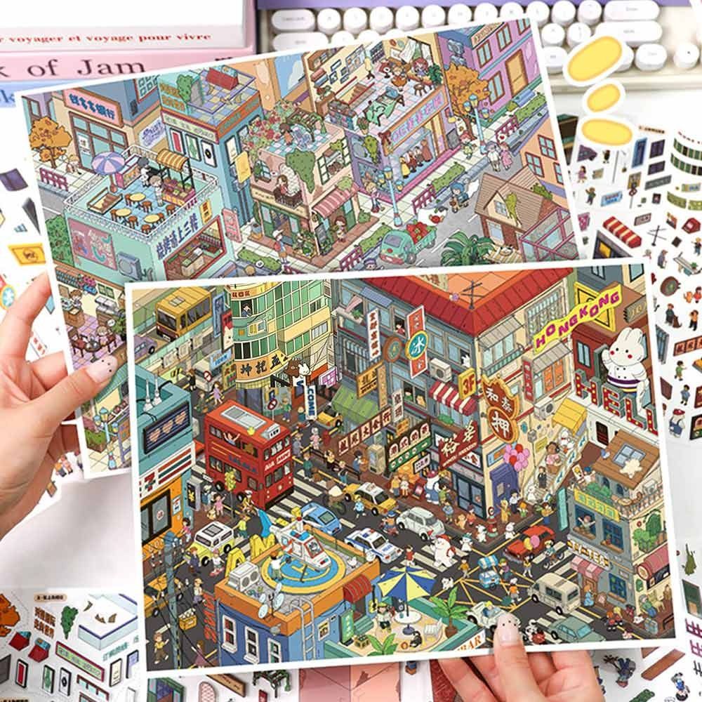 Kawaii Design Landscape Sticke - Home Decor Zone recension och pris
