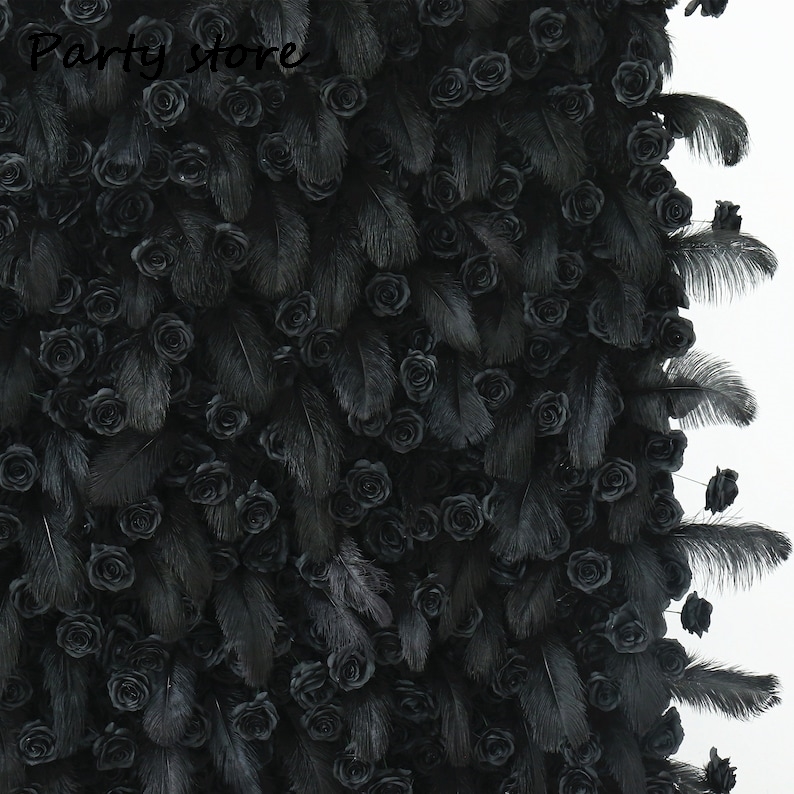 5D Black Feather Artifical Flo - Home Decor Event recension och pris
