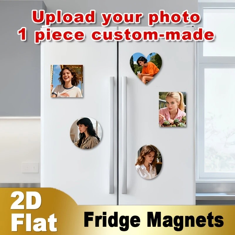 Custom Photo Fridge Magnet 2D  - Home Decor Kitchen recension och pris