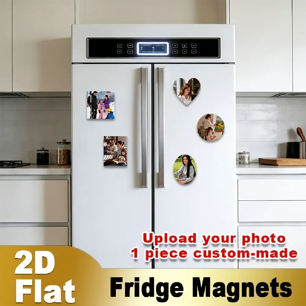Custom Photo Fridge Magnet 2D  - Home Decor Kitchen recension och pris