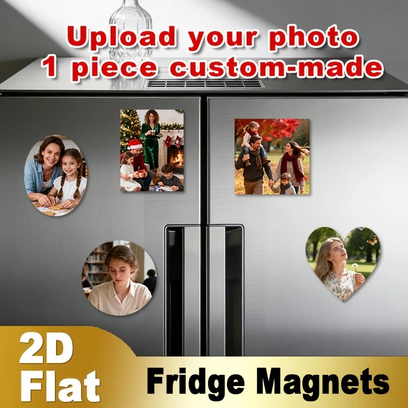Custom Photo Fridge Magnet 2D  - Home Decor Kitchen recension och pris