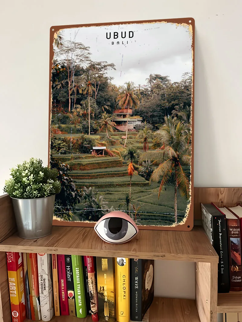Ubud Sign Famous City Metal Po - Home Decor Ubud recension och pris