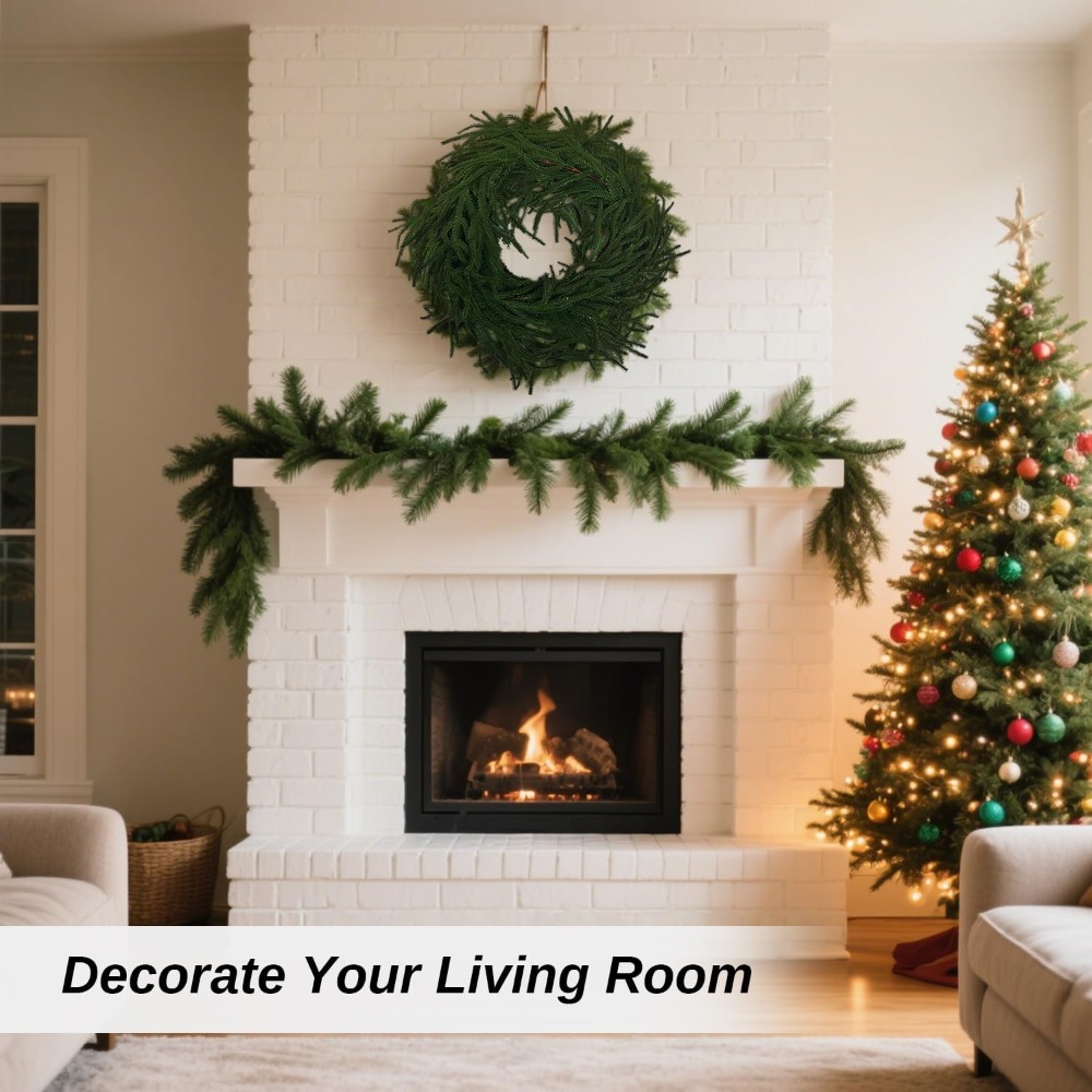 6 Ft Long Outdoor Norfolk Pine - Home Decor Garland recension och pris