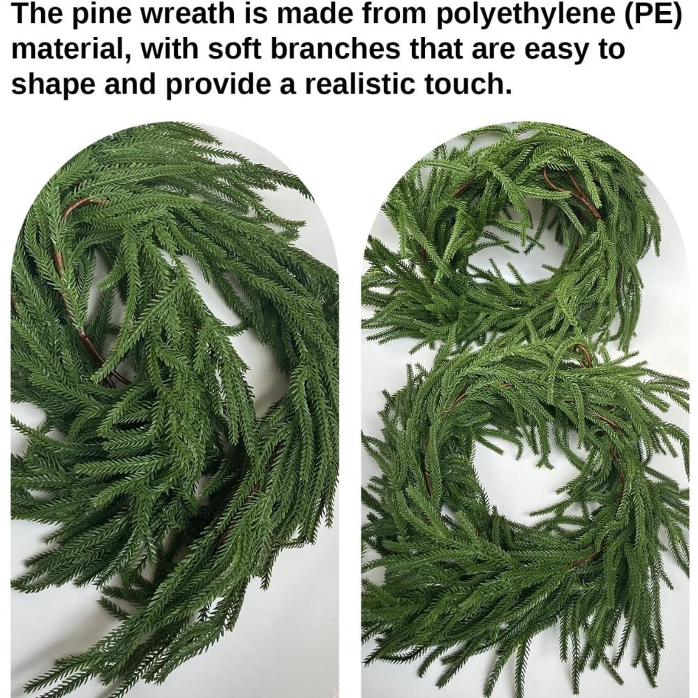6 Ft Long Outdoor Norfolk Pine - Home Decor Garland recension och pris