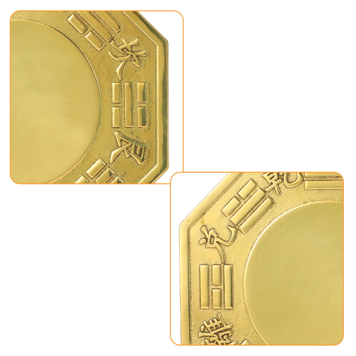 Brass Bagua Mirror Decor Conca - Home Decor Zen recension och pris