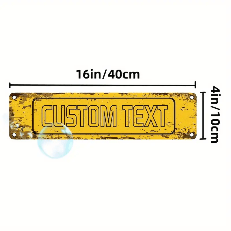 Custom Vintage metal Wall Sign - Home Decor Kitchen recension och pris