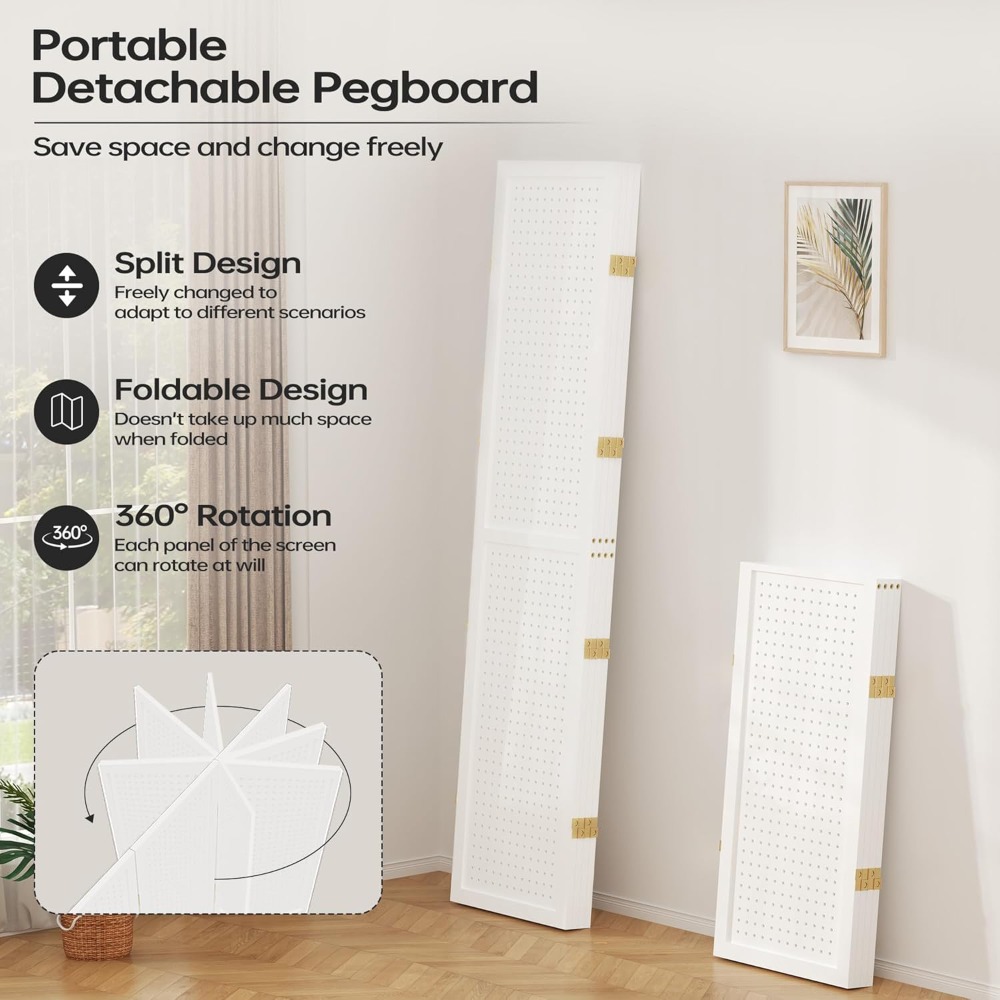 Folding Wood Room Divider 5.6  - Room Divider Screen recension och pris