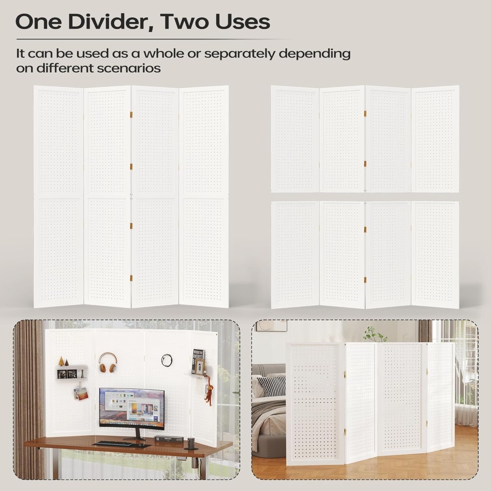 Folding Wood Room Divider 5.6  - Room Divider Screen recension och pris