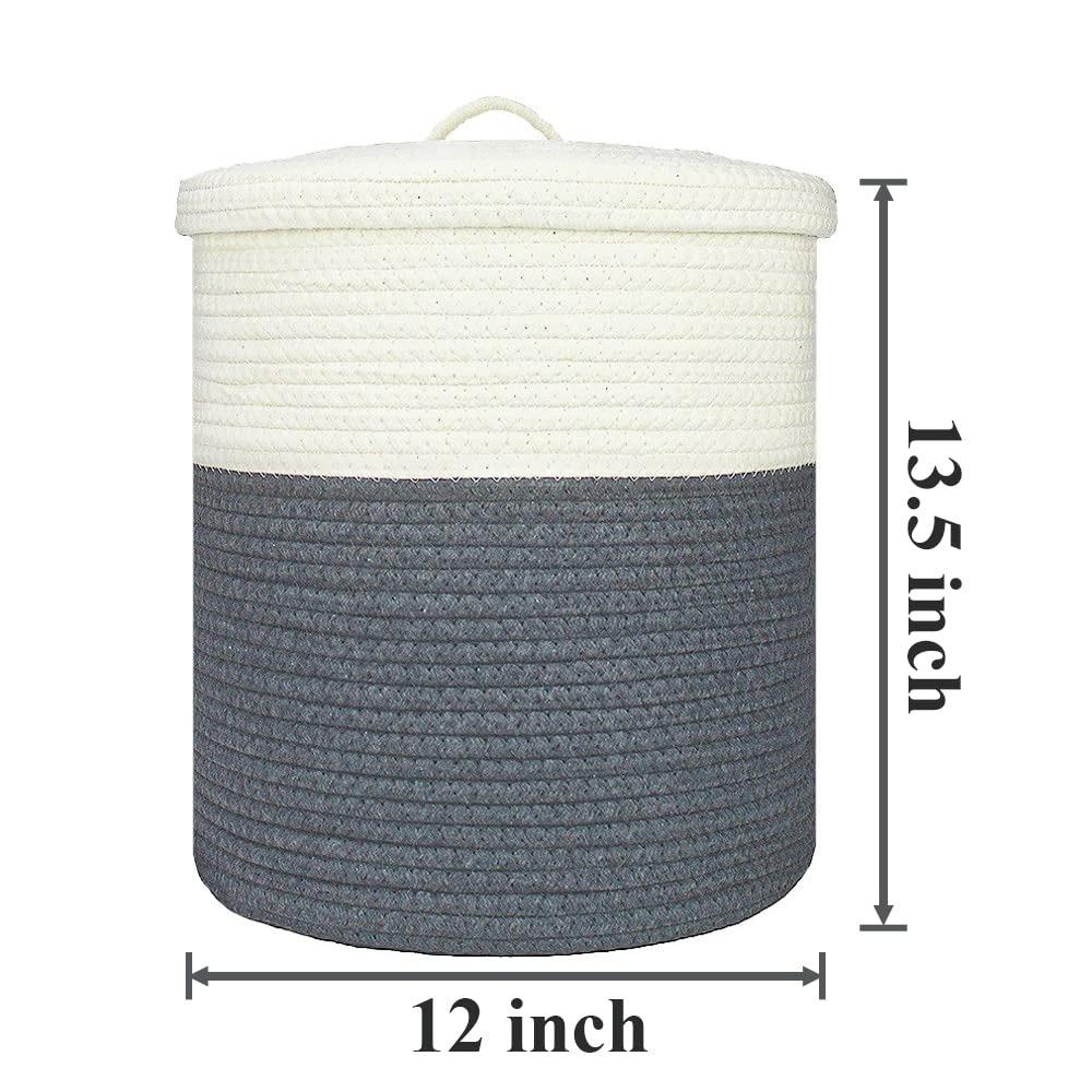 Cotton Rope Storage Basket wit - Home Decor Hampers recension och pris