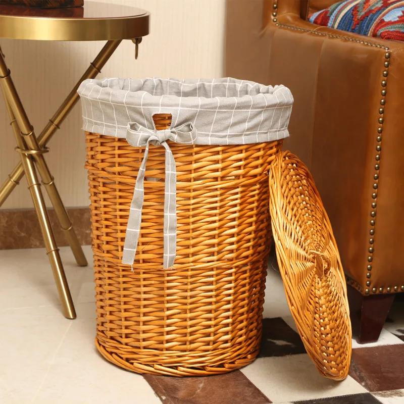 Rattan Hamper Stylish Laundry  - Home Decor Hampers recension och pris