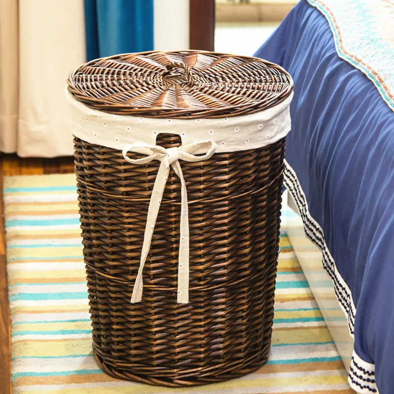 Rattan Hamper Stylish Laundry  - Home Decor Hampers recension och pris