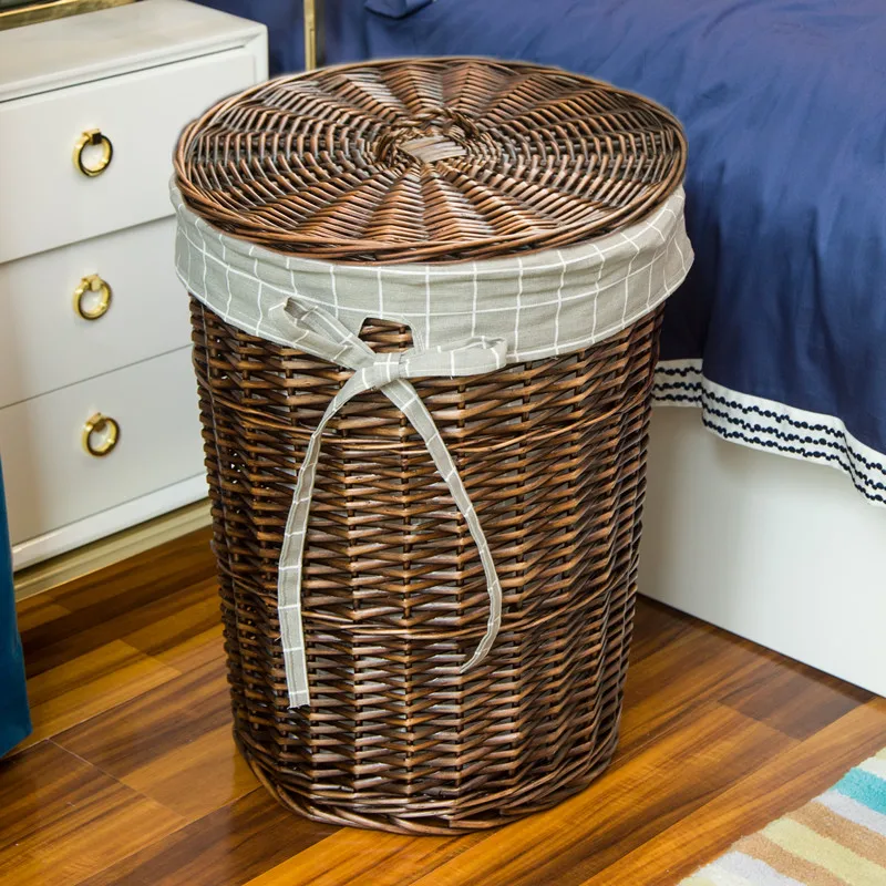 Rattan Hamper Stylish Laundry  - Home Decor Hampers recension och pris