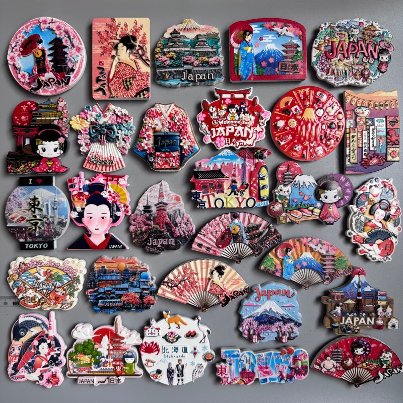 Japanese Fridge Magnets Touris - Home Decor Tokyo recension och pris