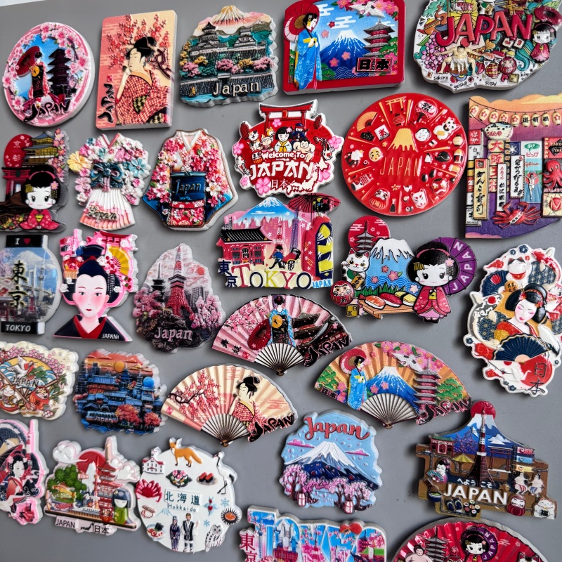 Japanese Fridge Magnets Touris - Home Decor Tokyo recension och pris