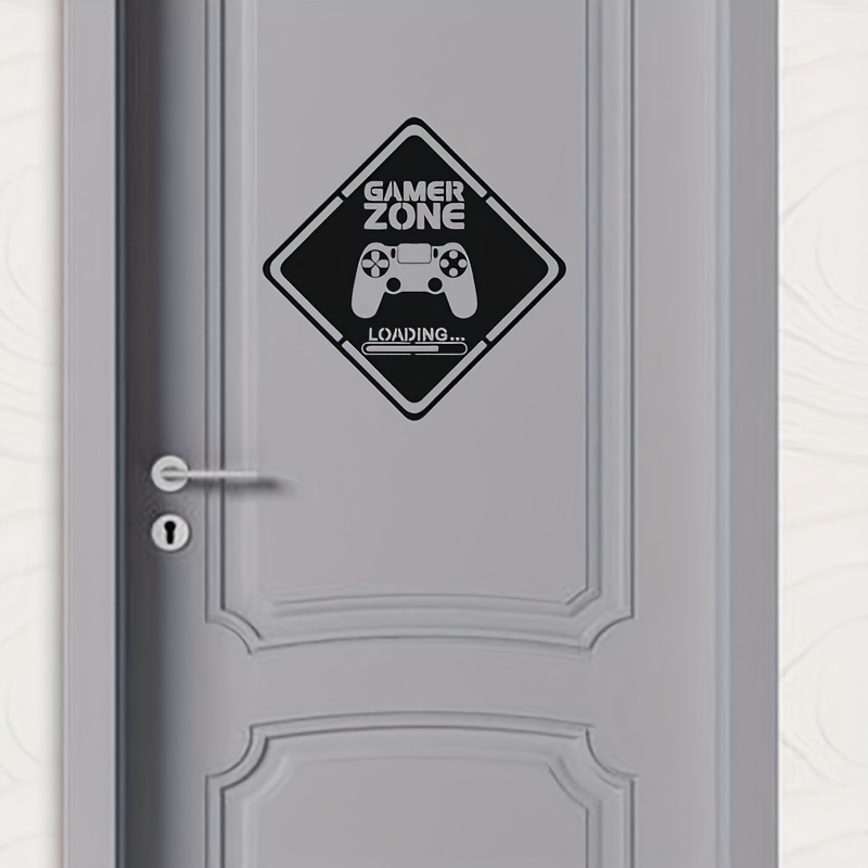 1pc Gamer Zone Door Decal Wall - Home Decor Zone recension och pris