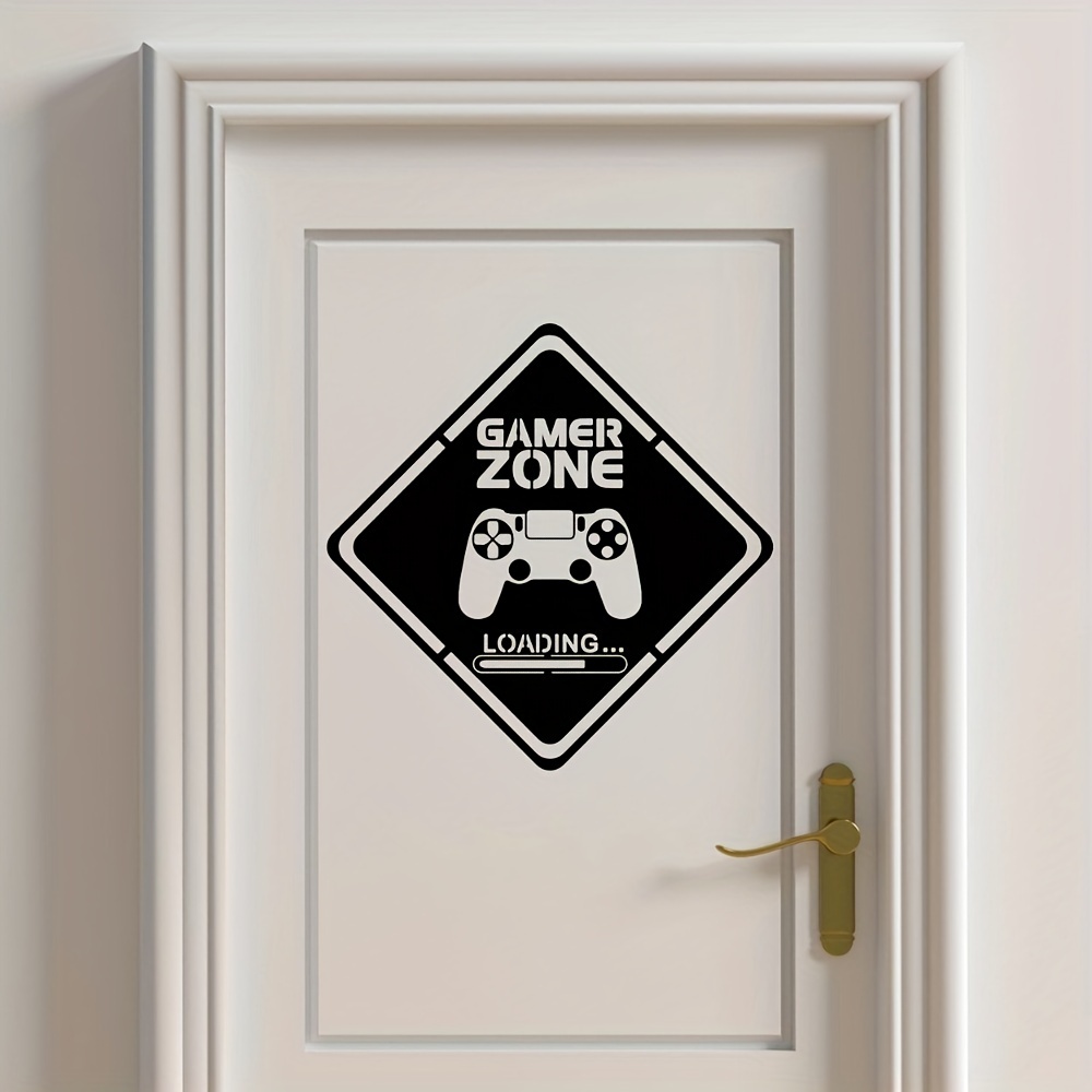 1pc Gamer Zone Door Decal Wall - Home Decor Zone recension och pris