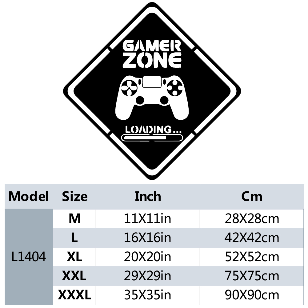 1pc Gamer Zone Door Decal Wall - Home Decor Zone recension och pris