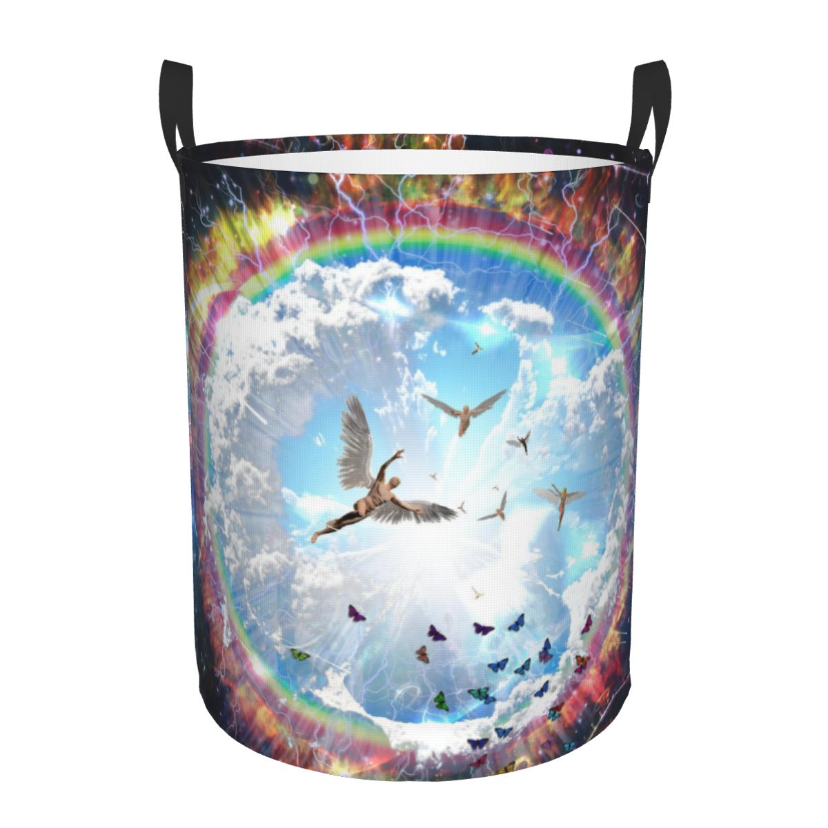 Vivid Galaxy Angels Round Laun - Home Decor Hampers recension och pris