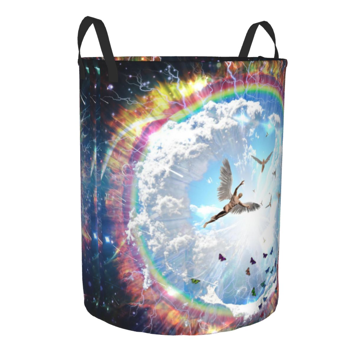 Vivid Galaxy Angels Round Laun - Home Decor Hampers recension och pris