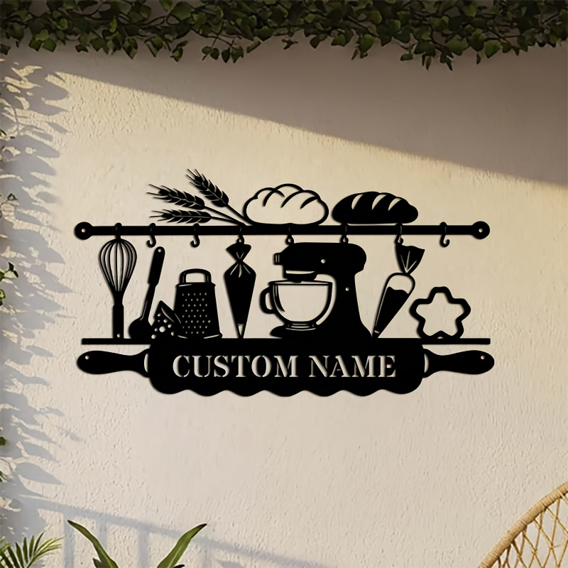 Personalized Kitchen Iron Wall - Home Decor Kitchen recension och pris