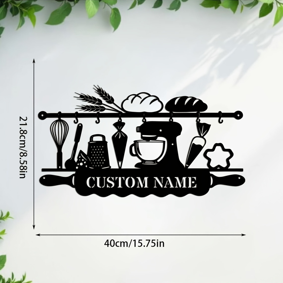 Personalized Kitchen Iron Wall - Home Decor Kitchen recension och pris