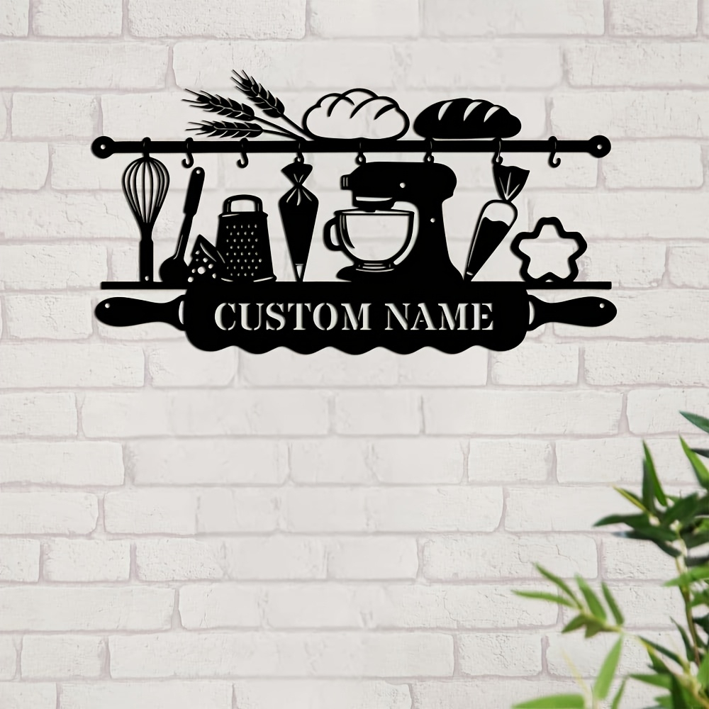 Personalized Kitchen Iron Wall - Home Decor Kitchen recension och pris