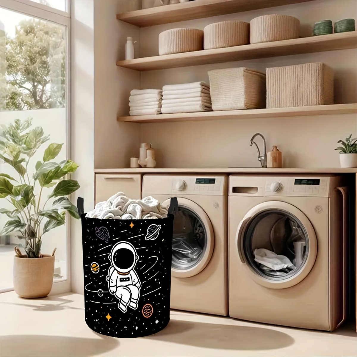 1pc Modern Round Laundry Baske - Home Decor Hampers recension och pris
