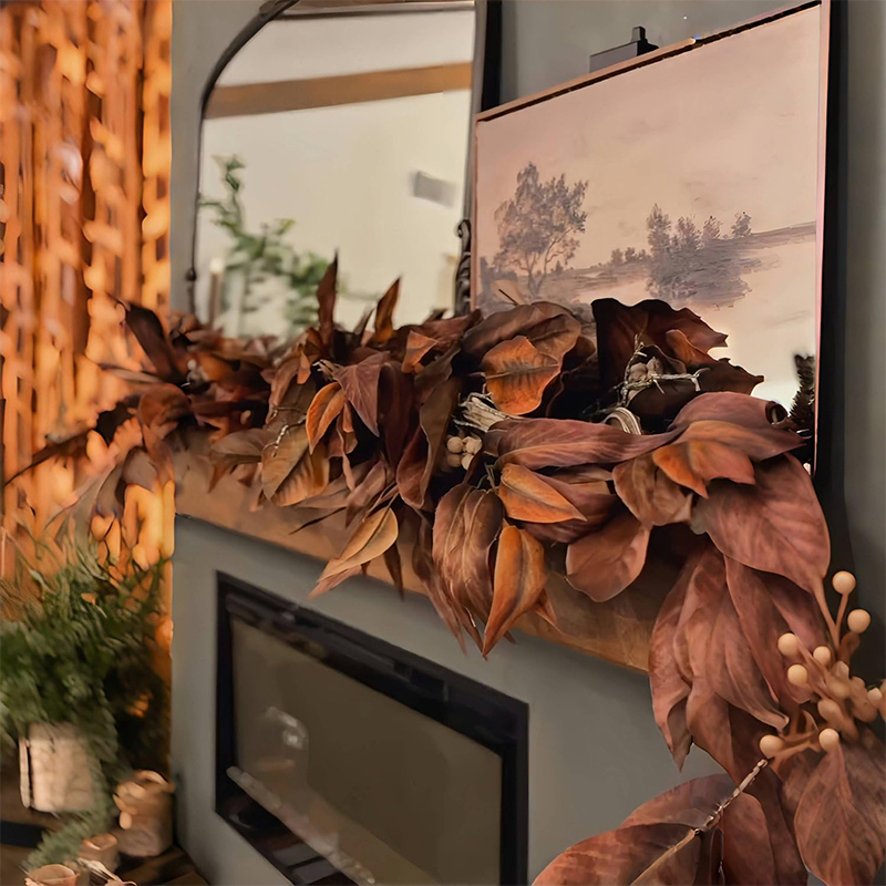 Artificial Magnolia Leaf Garla - Home Decor Garland recension och pris