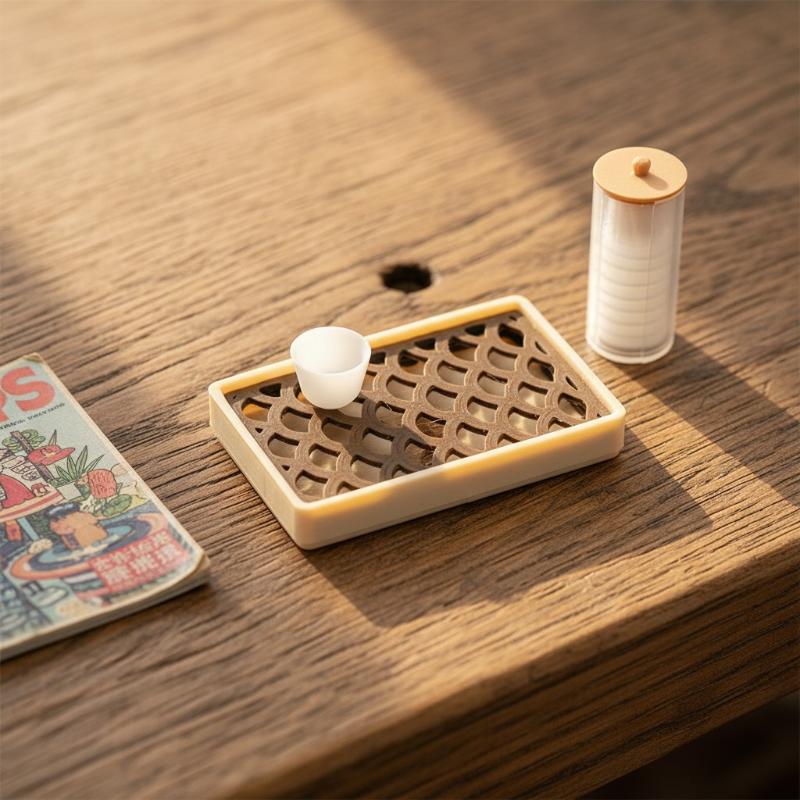 Miniature Tea Tray Set for Dol - Home Decor Solution recension och pris