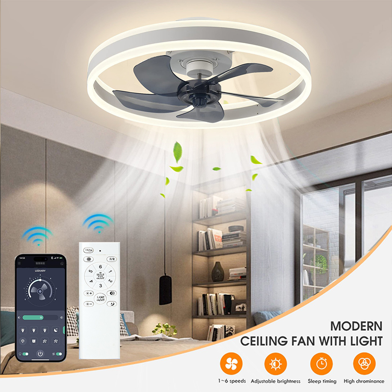LED Ceiling Light Fan With APP - Home Decor App Free recension och pris