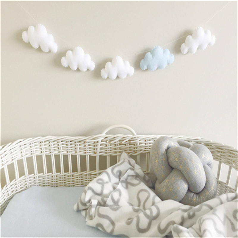 Nordic Felt Cloud Garlands Str - Home Decor Garland recension och pris