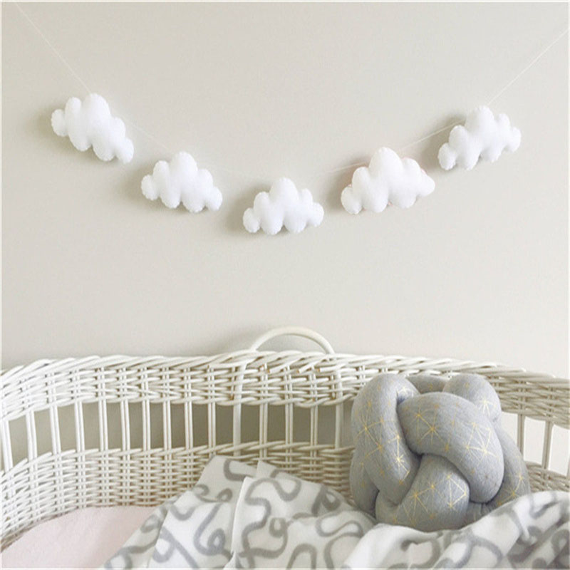 Nordic Felt Cloud Garlands Str - Home Decor Garland recension och pris