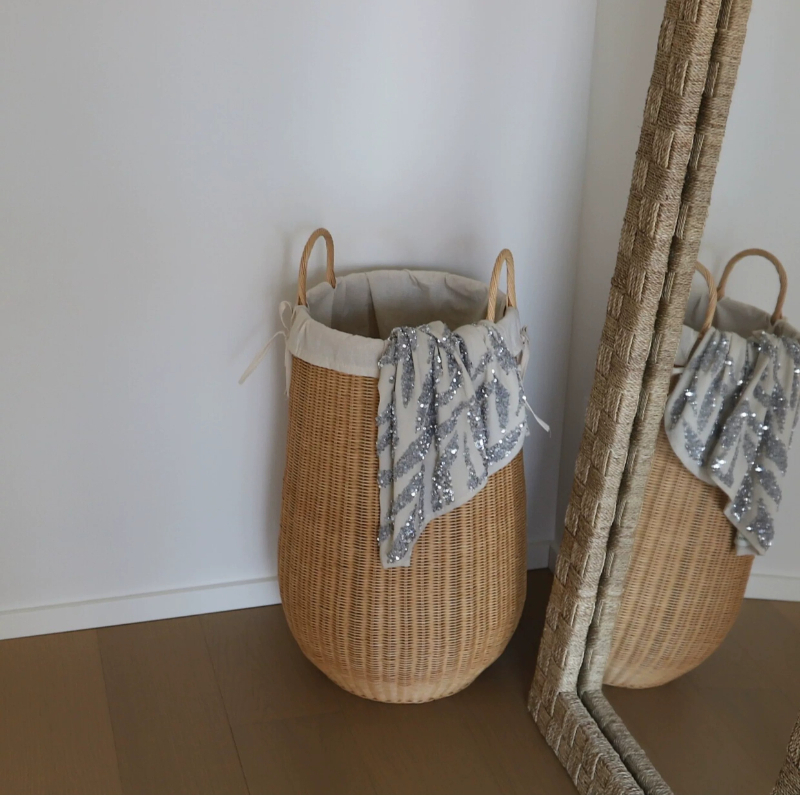 Ins Style Rattan Laundry Baske - Home Decor Hampers recension och pris